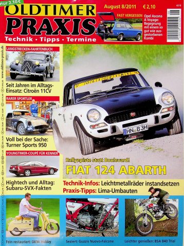 Deckblatt Oldtimer Praxis (08/2011)